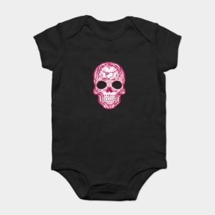 Pink Sugar Skull Baby Bodysuit